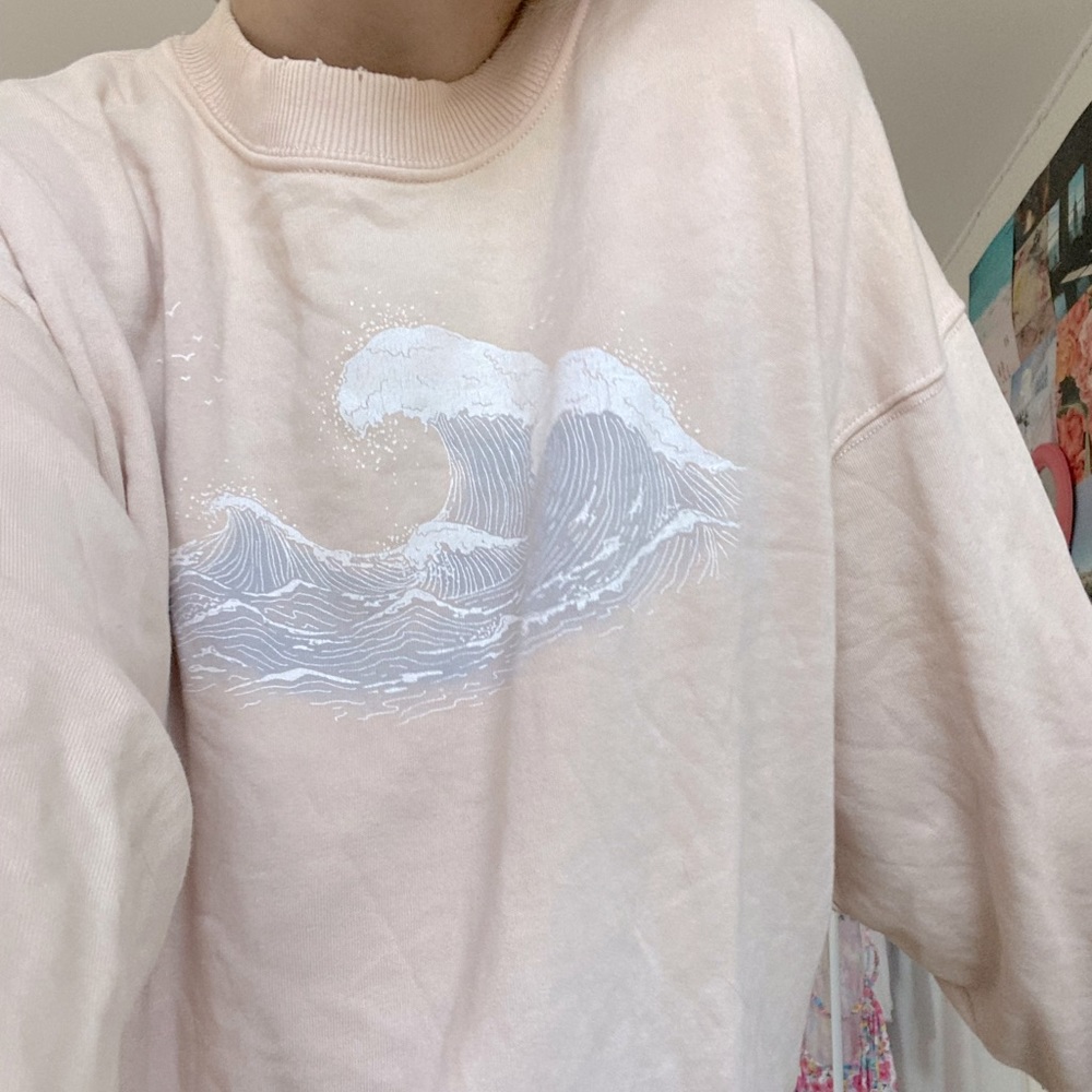 🌊AMAZING AMERICAN EAGLE WAVE CREWNECK🌊